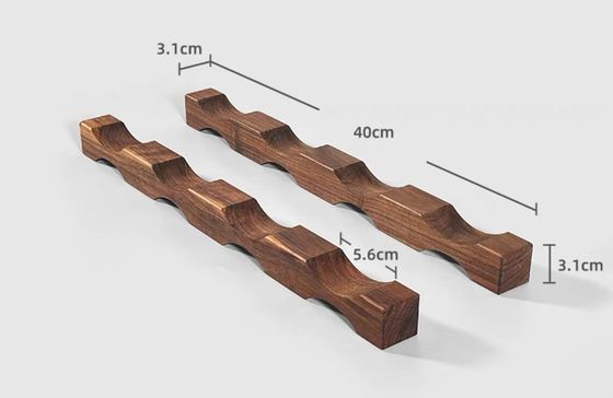 Étagère pour bouteille de vin de table Étagère d'affichage de vin en bois pour organisation d'économie d'espace