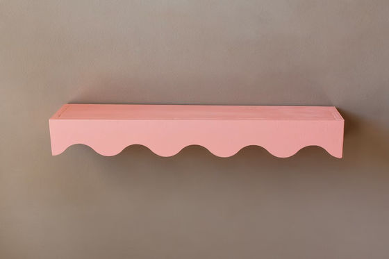 Étagères flottantes Montessori préassemblées pour enfants Étagères en scallope pour la chambre d'enfant