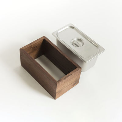 Dernière boîte à compost isolée en acier bois pour le recyclage des déchets alimentaires de cuisine