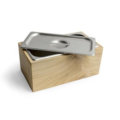 Dernière boîte à compost isolée en acier bois pour le recyclage des déchets alimentaires de cuisine