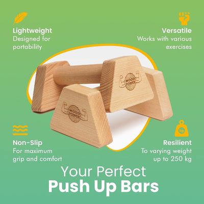 Des barres de poussée en bois pour les barres de poussée en bois pour les barres de poussée pour les barres de poussée pour le fitness en intérieur