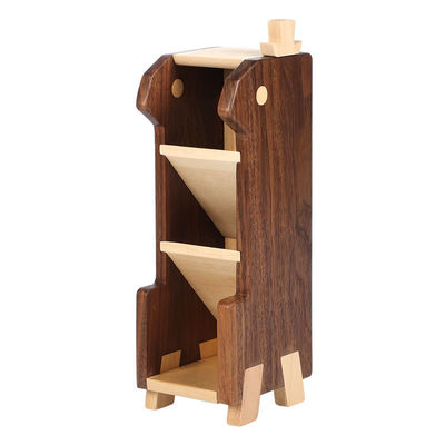 Crayons de bureau en bois sur mesure à plusieurs couches pour bureau et organisation d'étude