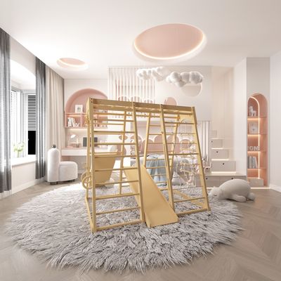 Jouets d'escalade en bois pour les tout-petits