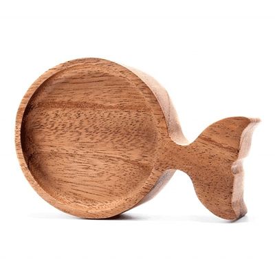 Le style minimaliste de l'acacia et du hêtre de noyer sous-sol en bois pour tasse de café de la conception personnalisée