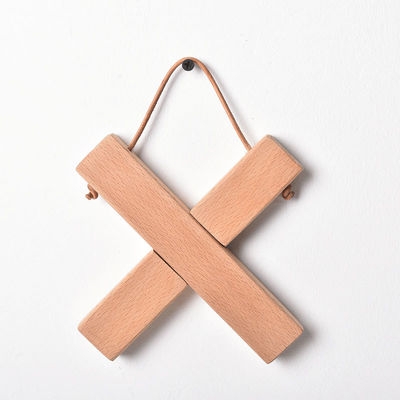 Mat d'isolation en bois de hêtre et de noyer irrégulier pour l'impression de grandes tables à manger brûlé