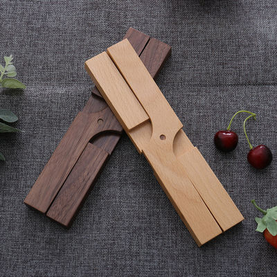 Mat d'isolation en bois de hêtre et de noyer irrégulier pour l'impression de grandes tables à manger brûlé