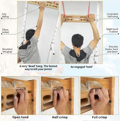 Hangboard portable intérieur et extérieur pour l'entraînement à l'escalade