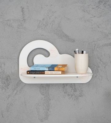 Appareil électroménager pour enfants Aménagement de jouets Décoration de chambre préfabriquée Forme de nuage Petit enfant Étagères flottantes En feu