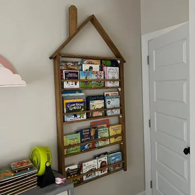 202406 Armoire à livres pour bébés Montessori en bois massif étagère murale taille personnalisée