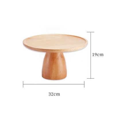 25x39cm Designs personnalisés Carte à biscuits en bois de chêne Dessert Stand pour le thé de l'après-midi