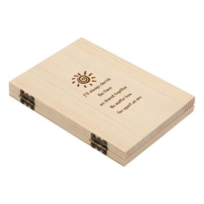 Cadre photo en bois pour couples avec texte personnalisé gravé au laser