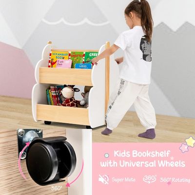 Armoire à livres pour enfants Armoire à livres en bois pour les tout-petits