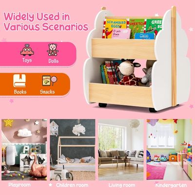 Armoire à livres pour enfants Armoire à livres en bois pour les tout-petits
