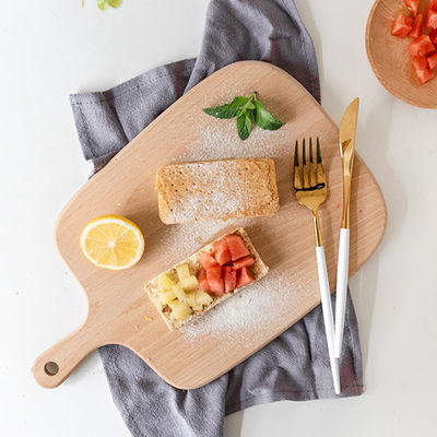 Tableau de pain en bois de noyer noir de taille personnalisée acceptée pour les fruits et les portions 40x23 cm