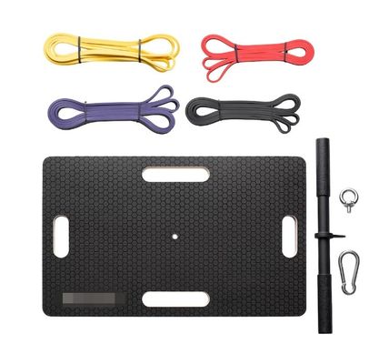 Plateforme d'entraînement à la résistance de bande de caoutchouc en grande quantité avec logo personnalisé et bois