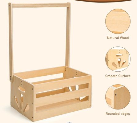 Cage de douche pour bébé en bois en stock Fonction de placard Économisez de l'espace Cage de rangement pour bébé
