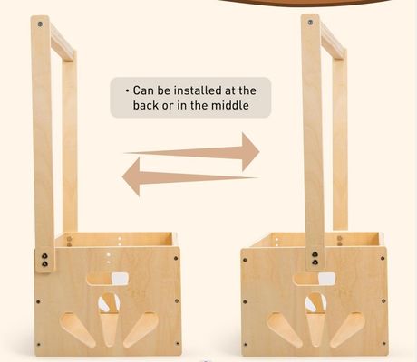 Cage de douche pour bébé en bois en stock Fonction de placard Économisez de l'espace Cage de rangement pour bébé