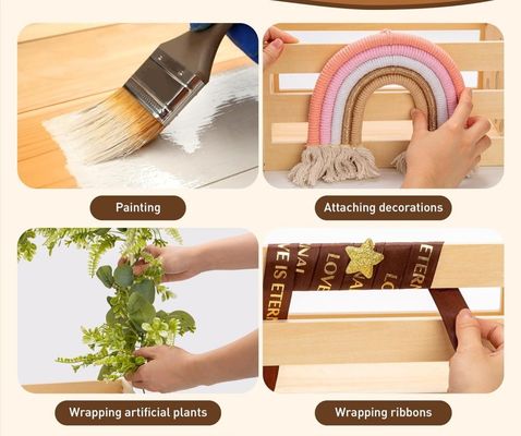 Cage de douche pour bébé en bois en stock Fonction de placard Économisez de l'espace Cage de rangement pour bébé