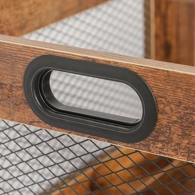 Porteur de disques en bois pour le stockage classique Cube Organiseur de disques de stockage Comme votre demande