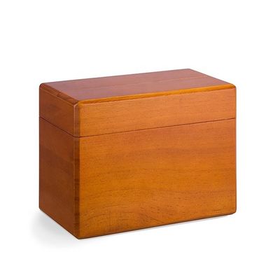 250 cartes de recettes dans une boîte à recettes de cuisine en bois de pin.3