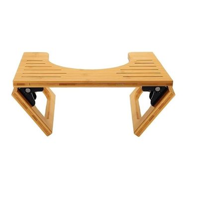 Design en stock Couleur naturelle Tabouret de toilette en bambou 7 pouces