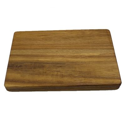 Planche à découper en bois d'acacia rectangulaire avec poignée