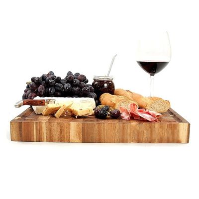 Logo personnalisé Acceptable planche de coupe en bois de couleur claire pour les créations culinaires