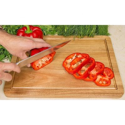 Vente directe d'une planche à découper de fromage de teck durable avec poids