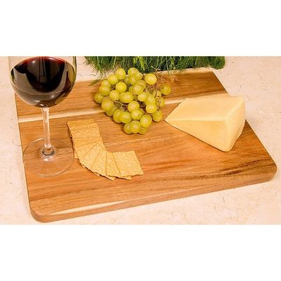 Vente directe d'une planche à découper de fromage de teck durable avec poids