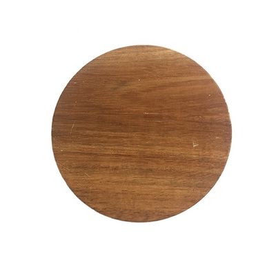 Bois ménagers en bois de couleur claire vernis acacia solide sous-sol pour tasse de café tapis ensemble