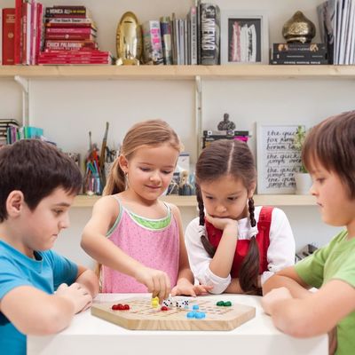 Jeu de société en bois à deux côtés avec logo personnalisé