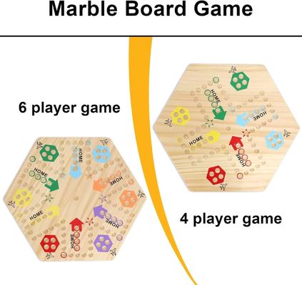 Jeu de société en bois à deux côtés avec logo personnalisé