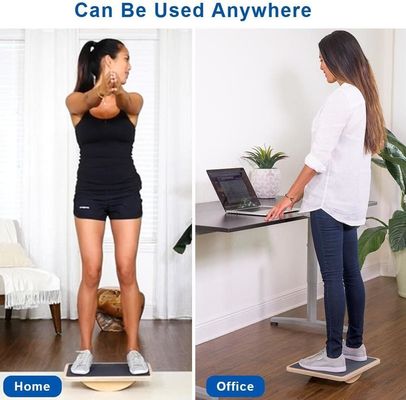 PLYWOOD Planche à balancer en bois Planche à balancer Améliorez votre équilibre et votre force au travail