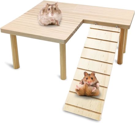 Plateforme debout pour hamster, jouet d'exercice, cage d'accessoires avec type de fermeture poussée