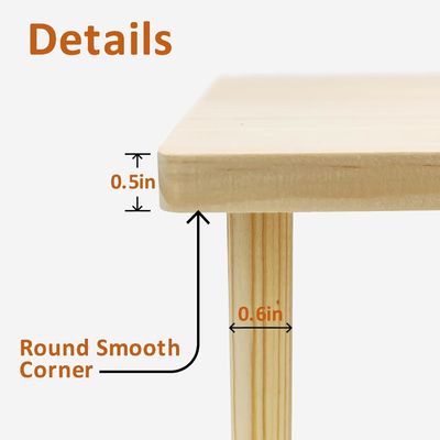 Plateforme debout pour hamster, jouet d'exercice, cage d'accessoires avec type de fermeture poussée