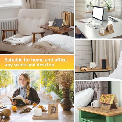 Impression à écran de soie En bois, petit livre pour chambre à coucher, table de nuit et bureau