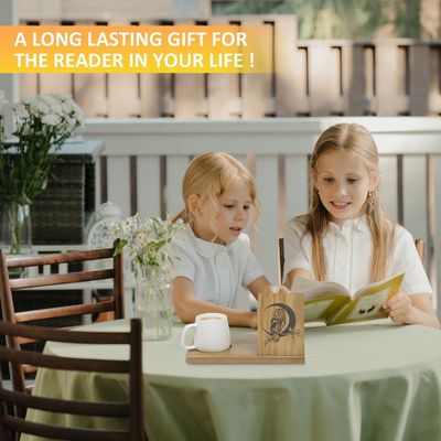 Impression à écran de soie En bois, petit livre pour chambre à coucher, table de nuit et bureau