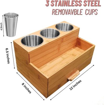 Maximisez votre espace de comptoir avec cet organisateur de produits de coiffure en acrylique de salle de bain