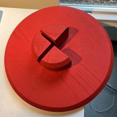 Base en bois de pin personnalisée pour la décoration intérieure