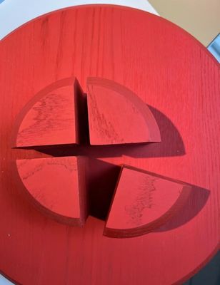 Base en bois de pin personnalisée pour la décoration intérieure