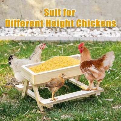 Table de poulet faite à la main Table de pique-nique en bois pour les animaux de compagnie