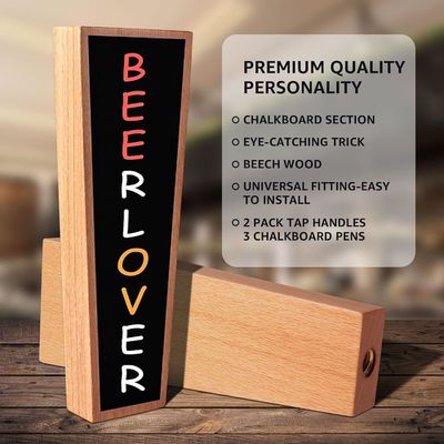 Manches de robinet de bière personnalisables pour les bars et les restaurants