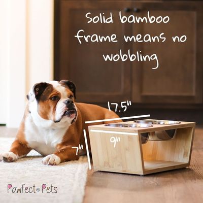 Stand de bol surélevé pour chien moyen 7 bols surélevé fournisseur d'alimentation pour animaux avec quatre bols en acier inoxydable