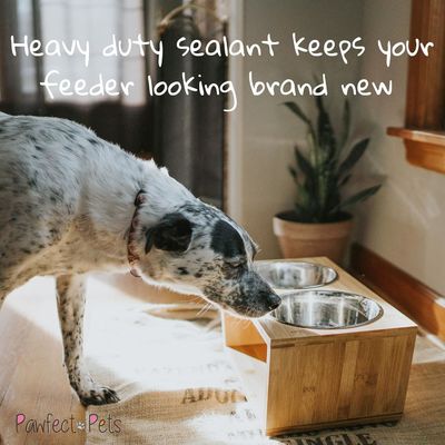 Stand de bol surélevé pour chien moyen 7 bols surélevé fournisseur d'alimentation pour animaux avec quatre bols en acier inoxydable