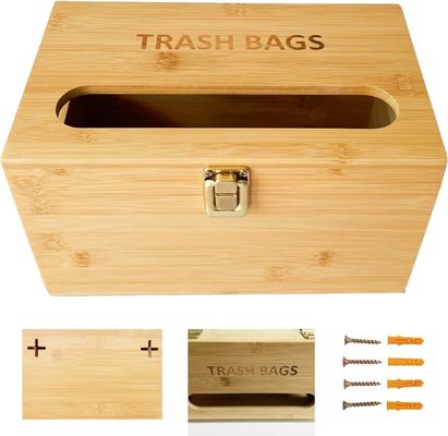 Classification Distributeur de sacs en bambou à support non pliable pour sacs à ordures monté au mur