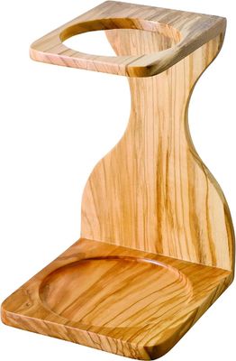 Économiseur d'espace et fonctionnel de goutte-à-goutte en bois d'olivier