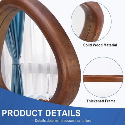 Série de miroirs asymétriques de 2 pièces pour la décoration murale dans la salle de bain de l'hôtel