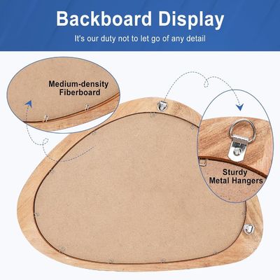 Série de miroirs asymétriques de 2 pièces pour la décoration murale dans la salle de bain de l'hôtel