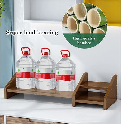 PC Laptop Riser avec support de moniteur en bois conception multi-angle et étagère de bureau de logo personnalisé inclus