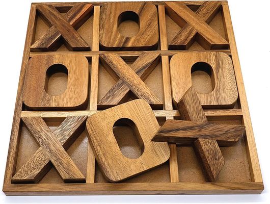 Jeu de société en bois XOXO Famille pour les femmes Parfait pour les voyages ou les loisirs de jardin